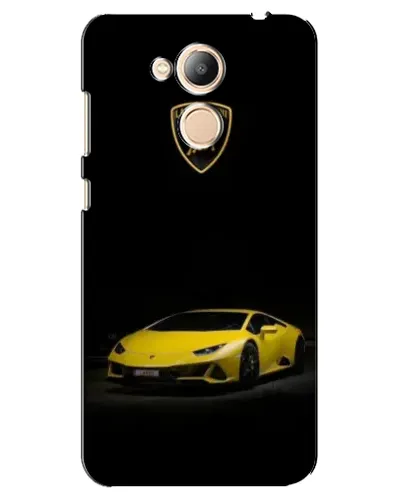 Чехол для Huawei Honor 6c Pro с картинкой «Lamborghini желтый акцент»
