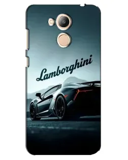 Чехол для Huawei Honor 6c Pro с картинкой «Классическая надпись Lamborghini»