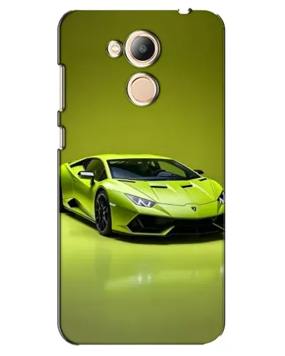 Чехол для Huawei Honor 6c Pro с картинкой «Салатовый Lamborghini Huracan»