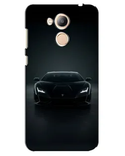 Чехол для Huawei Honor 6c Pro с картинкой «Черный Lamborghini Aventador»