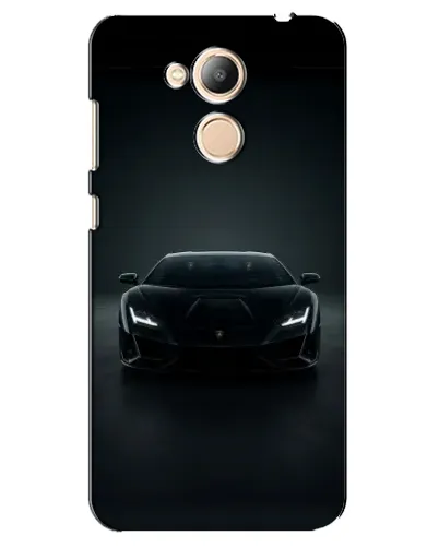 Чехол для Huawei Honor 6c Pro с картинкой «Черный Lamborghini Aventador»
