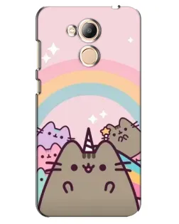 Чехол для Huawei Honor 6c Pro с картинкой «Единорог Pusheen» Чехол для Huawei Honor 6c Pro с картинкой «Единорог Pusheen»