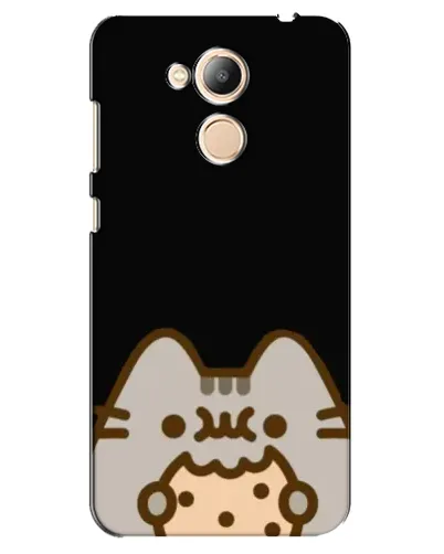 Чехол для Huawei Honor 6c Pro с картинкой «Пушин на черном»