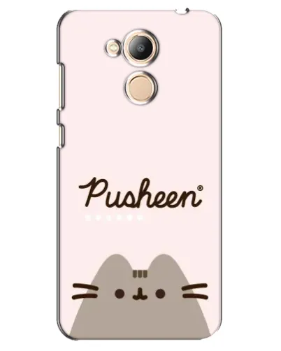 Чехол для Huawei Honor 6c Pro с картинкой «Pusheen логотип»