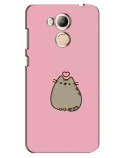 Чехол для Huawei Honor 6c Pro с картинкой «Pusheen сердце» Чехол для Huawei Honor 6c Pro с картинкой «Pusheen сердце»