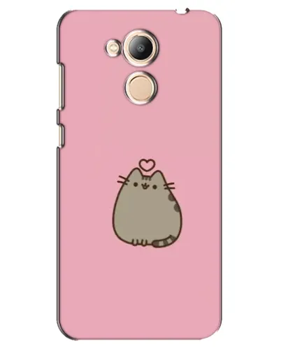 Чехол для Huawei Honor 6c Pro с картинкой «Pusheen сердце»