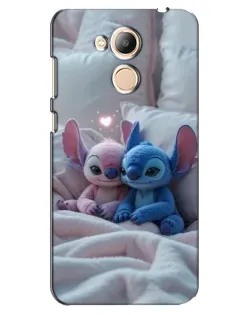 Чехол для Huawei Honor 6c Pro с картинкой «Плюшевые Стич Ангел»