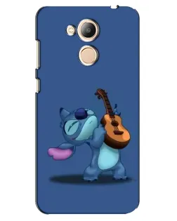 Чехол для Huawei Honor 6c Pro с картинкой «Стич с укулеле»