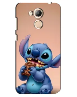 Чехол для Huawei Honor 6c Pro с картинкой «Стич ест шоколад»