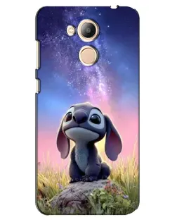 Чехол для Huawei Honor 6c Pro с картинкой «Стич на рассвете»