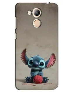 Чехол для Huawei Honor 6c Pro с картинкой «Стич на коричневом фоне»