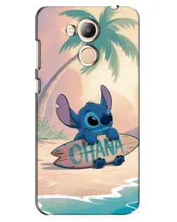 Чехол для Huawei Honor 6c Pro с картинкой «Стич на серфе»