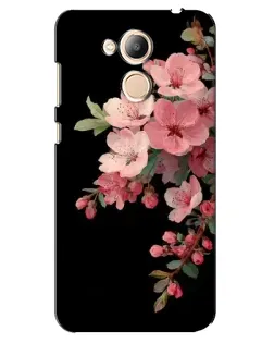 Чехол для Huawei Honor 6c Pro с картинкой «Розовая ветка сакуры»