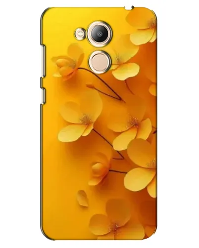 Чехол для Huawei Honor 6c Pro с картинкой «Золотые лепестки»