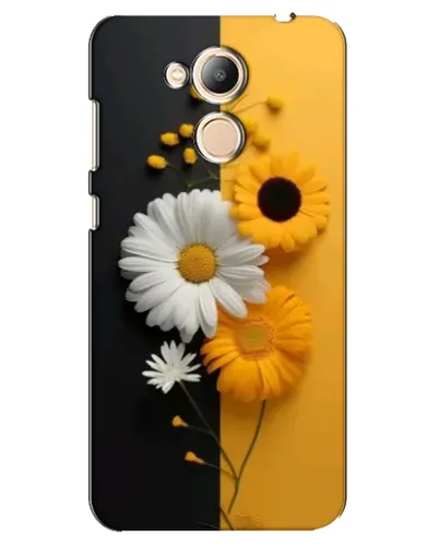 Чехол для Huawei Honor 6c Pro с картинкой «Подсолнух и ромашка»