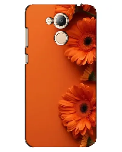 Чехол для Huawei Honor 6c Pro с картинкой «Оранжевые герберы»