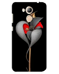 Чехол для Huawei Honor 6c Pro с картинкой «Серебряный фантазийный цветок»