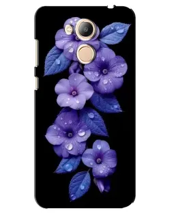 Чехол для Huawei Honor 6c Pro с картинкой «Фиолетовые цветы с росою» Чехол для Huawei Honor 6c Pro с картинкой «Фиолетовые цветы с росою»