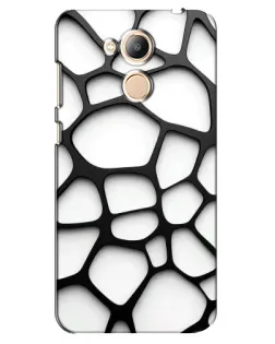 Чехол для Huawei Honor 6c Pro с картинкой «Белая объемная сетка» Чехол для Huawei Honor 6c Pro с картинкой «Белая объемная сетка»