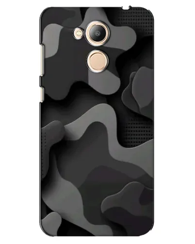 Чехол для Huawei Honor 6c Pro с картинкой «Темный абстрактный камуфляж»