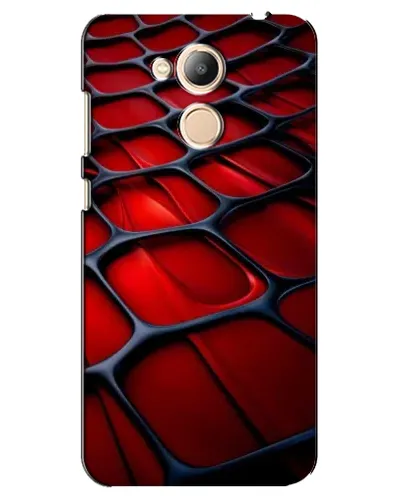 Чехол для Huawei Honor 6c Pro с картинкой «Красная глянцевая сетка»