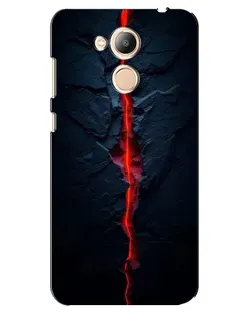 Чехол для Huawei Honor 6c Pro с картинкой «Kрасная лавовая трещина»