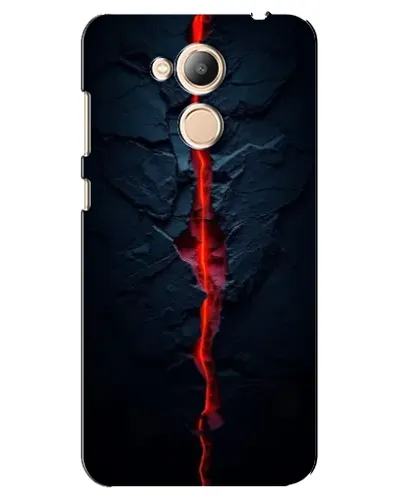 Чехол для Huawei Honor 6c Pro с картинкой «Kрасная лавовая трещина»