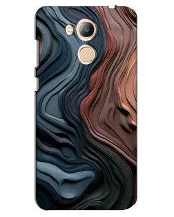 Чехол для Huawei Honor 6c Pro с картинкой «Цветные волны каньона»
