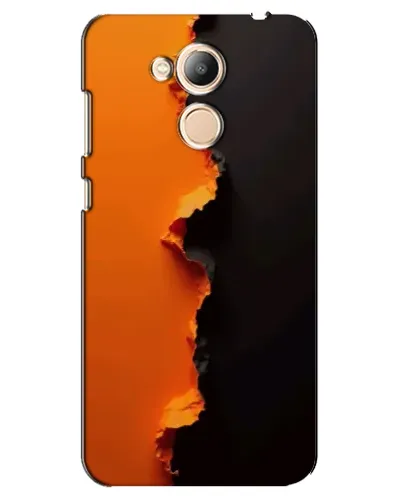 Чехол для Huawei Honor 6c Pro с картинкой «Оранжевый разлом»