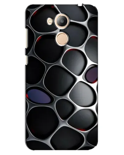 Чехол для Huawei Honor 6c Pro с картинкой «Объемная темная решетка»