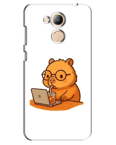 Чехол для Huawei Honor 6c Pro с картинкой «Капибара с ноутбуком» Чехол для Huawei Honor 6c Pro с картинкой «Капибара с ноутбуком»