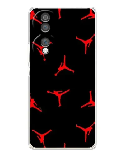 Чехол для Huawei Honor 70 с картинкой «Jordan Red Pattern»