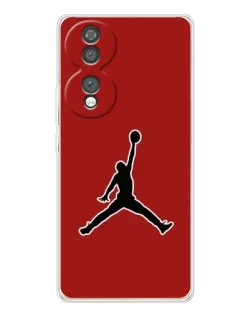 Чехол для Huawei Honor 70 с картинкой «Jordan Red Back»