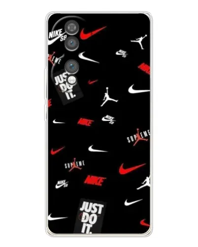 Чехол для Huawei Honor 70 с картинкой «Nike Mix Pattern»