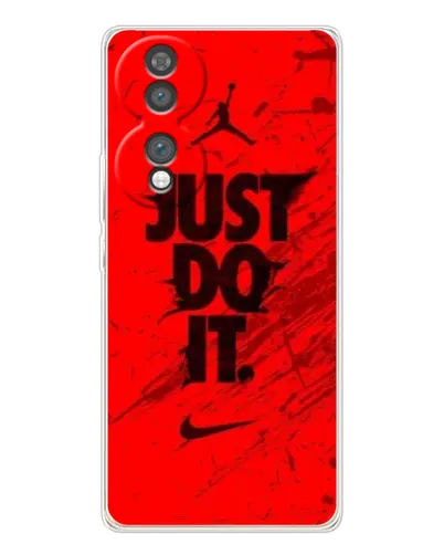 Чехол для Huawei Honor 70 с картинкой «Nike Just Do It»