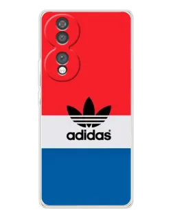 Чехол для Huawei Honor 70 с картинкой «Ретро блоки Adidas»