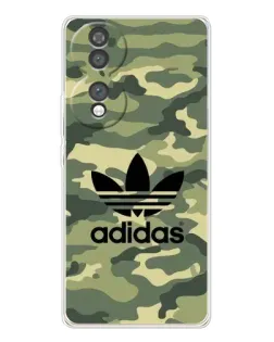 Чехол для Huawei Honor 70 с картинкой «Милитари стиль Adidas»