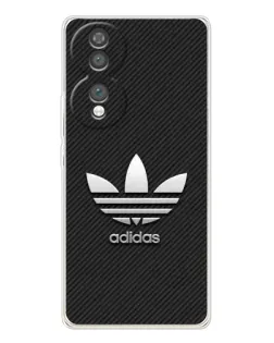 Чехол для Huawei Honor 70 с картинкой «Adidas Карбоновая текстура»