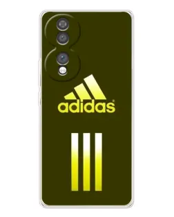 Чехол для Huawei Honor 70 с картинкой «Оливковый градиент Adidas»