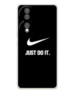 Чехол для Huawei Honor 70 с картинкой «Классический принт Nike»