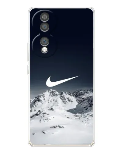 Чехол для Huawei Honor 70 с картинкой «Nike — зимние горы»