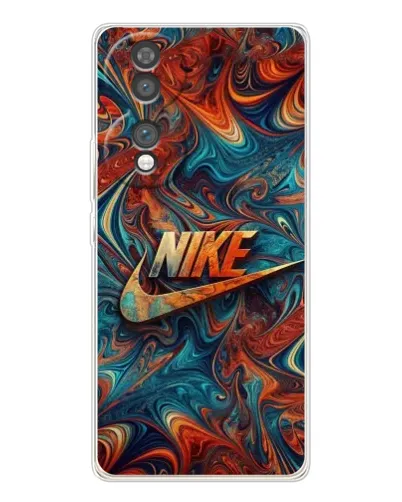 Чехол для Huawei Honor 70 с картинкой «Nike в абстракции»