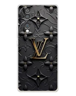 Чехол для Huawei Honor 70 с картинкой «Кожаная текстура LV»