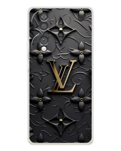 Чехол для Huawei Honor 70 с картинкой «Кожаная текстура LV»