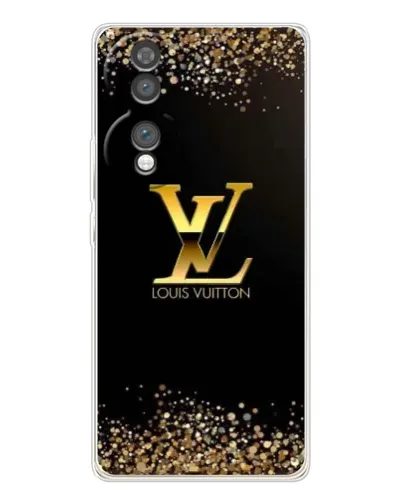 Чехол для Huawei Honor 70 с картинкой «LV — золотые искры»