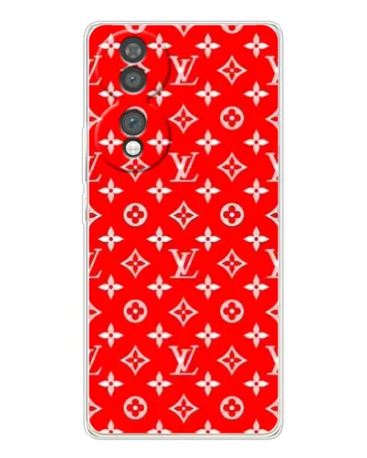 Чехол для Huawei Honor 70 с картинкой «Яркий паттерн LV»