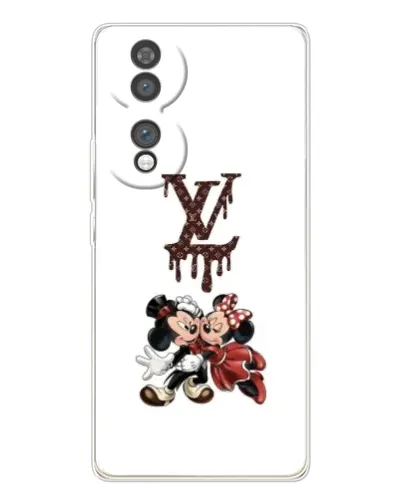 Чехол для Huawei Honor 70 с картинкой «LV и Микки Маус»