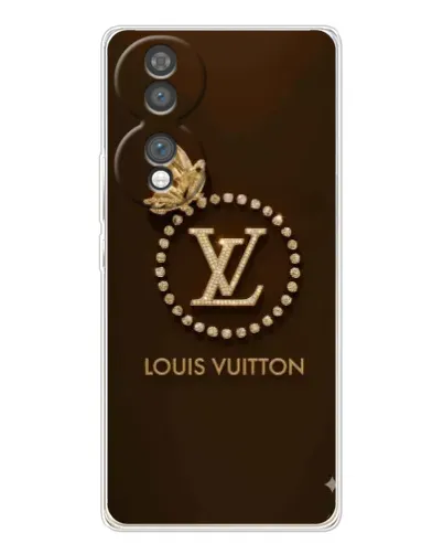 Чехол для Huawei Honor 70 с картинкой «LV — золотая печать»