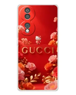 Чехол для Huawei Honor 70 с картинкой «Gucci — золотой сад»