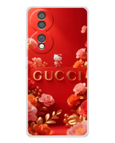 Чехол для Huawei Honor 70 с картинкой «Gucci — золотой сад»